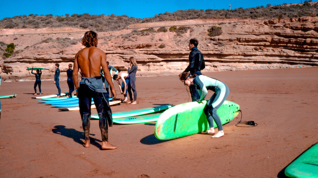 surf class morocco