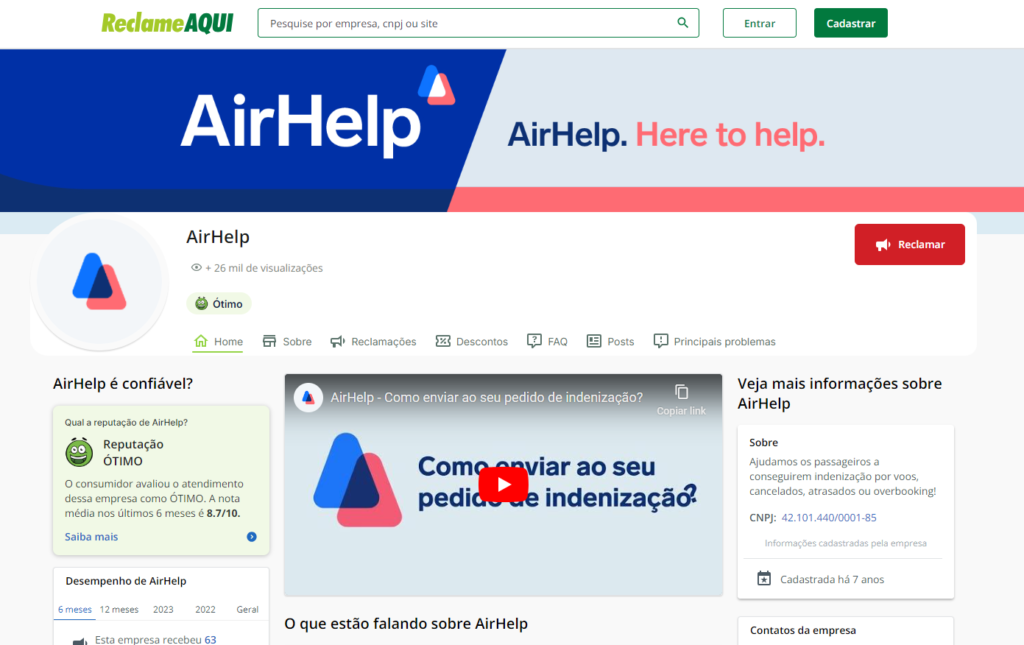 airhelp no reclame aqui